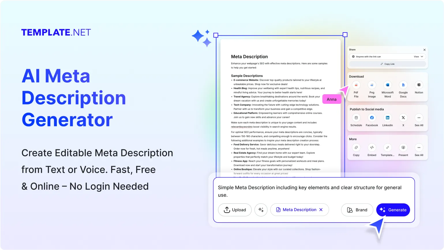 Free AI Meta Description Generator, Free Meta Description Maker Online